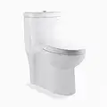 Swiss Madison Sublime One Piece Elongated Toilet Dual Flush 0.8/1.28 GPF (Soft Closing Quick Release Seat Included)