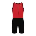 Rogelli Florida Combinaison de Triathlon pour Homme Noir Noir/Rouge L