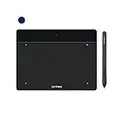 Drawing Tablet Pad - 6x4 Inch XPPen Deco Fun S Graphic Tablet with Battery-Free Passive Stylus, OSU Tablet for Design, Online Teaching, Remote-Working for PC, Windows, MAC, Android, iPhone(Blue)