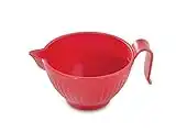 Nordic Ware Micro Plastic Mix & Melt Bowl, 3-Cup, Red