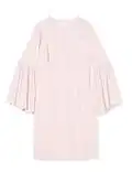 Gina Bacconi Women's Crisiant Moss Crepe and Chiffon Dress Vestido para Madre de la Novia, Popurrí Rosa, 50 para Mujer