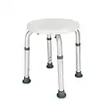 Tabouret de Douche Chaise Salle de Bain réglable en Hauteur,Chaise de Douche siège de Douche Ergonomique Capacité de Poids Max 150 Kg,32 x 32 x 51 cm