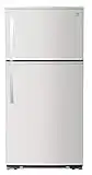 Kenmore 30" Top-Freezer Refrigerator with Ice Maker and 18 Cubic Ft. Total Capacity, White