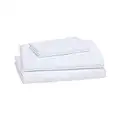 AmazonBasics Light-Weight Microfiber Sheet Set - Twin, Bright White