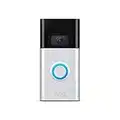 Ring Video Doorbell – 1080p HD video, improved motion detection, easy installation – Satin Nickel (2020 release)