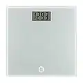 Weight Watchers Scales by Conair Bathroom Scale for Body Weight, Easy To Read Scale, Glass Body Scale Measures Weight Up to 400 Lbs. in Chic Glass