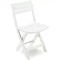 SATURNIA 8330040 Silla Resina Plegable Blanca "Birki"