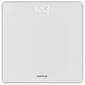 Homebuds Digital Body Weight Bathroom Scales, Weighing Professional Since 2001, Crystal Clear LED and Step-on, Batteries Included, 28st/400lb/180kg, Silver