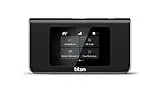 Titan Mobile | 4G LTE WiFi Mobile Hotspot | Global Coverage | Up to 10 Connected Devices | Rapid Carrier Switch Technology | All Three Major Carriers | New Cloud SIM Technology, No SIM Card Needed