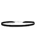 Thomas Sabo Damen Kette Choker Samt Schwarz 925 Sterling Silber KE1728-331-11-L36v