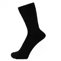 ZAKIRA Finest Combed Cotton Dress Socks in Plain Colours for Men, Women, 6-10 (UK), Black