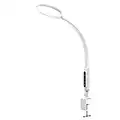 Light Therapy Lamp, ALBINA 10000Lux, Full Spectrum and UV-Free LED Therapy Light, Happy Lamp with Flexible Gooseneck and 360°Swivel Base, Clamp Lamp with 5 Colors/5 Brightness/Timer/Memory