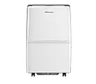 Hisense 4500 Sq.Ft 50 Pint Dehumidifier for Home, Compact size and Quiet Dehumidifier, Energy Star, White