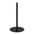 Black Paper Towel Holder Countertop - Free Standing Paper Towel Holder Stand for Kitchen Rolls, Non Slip Paper Towel Roll Holder, Modern Kitchen Countertop Organizer Fits Most Size Paper Roll