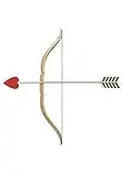 California Costumes Mini Bow and Arrow Set, Gold/Red, One Size