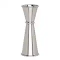 Secura Japanese Style Double Jigger, 304 Stainless Steel Cocktail Jigger, 1oz and 2oz Alcohol Measuring Cup for Bar Home Bartender Party