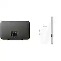 Telekom Speedport Smart 4 schwarz + TP-Link RE700X WiFi 6 WLAN Verstärker Repeater AX3000