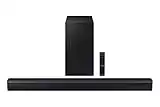 SAMSUNG HW-B450 2.1ch Soundbar w/Dolby Audio, Subwoofer Included, Bass Boosted, Wireless Bluetooth TV Connection, Adaptive Sound Lite, Game Mode, 2022