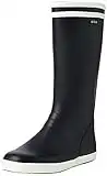 Aigle Homme Goeland Bottes bottines de pluie, Bleu Marine White, 45 EU