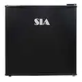 Black Mini Fridge With Ice Box, 43L Tabletop Drink Cooler/Chiller - SIA TT11BL