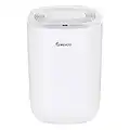 Meaco MeacoDry ABC Dehumidifier (White) - Ultra Quiet Dehumidifier - Energy Efficient Electric Compressor Dehumidifier for home - Removes Condensation & Damp, prevents Mould