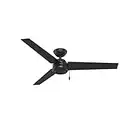 Hunter 59264 Contemporary Modern 52``Ceiling Fan from Cassius collection in Black finish,
