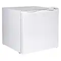 Koolatron Mini Upright Freezer 1.2 cu ft (34L) White, Manual Defrost, Space-Saving Flat Back, Reversible Door, Wire Shelf, for Apartment, Condo, Office, RV, Cabin, Dorm Room, Home Bar