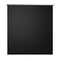 vidaXL Store Enrouleur Occultant 160x175 cm Noir Fenêtre Chambre à Coucher