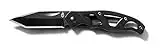 Gerber Coltello a serramanico con lama liscia e clip per la cinta, Lunghezza lama: 5,4 cm, Paraframe Mini Tanto Folding Clip Knife, Nero, 31-003631