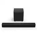 VIZIO V-Series 2.1 Compact Home Theater Sound Bar with DTS Virtual:X, Bluetooth, Wireless Subwoofer, Voice Assistant Compatible, Includes Remote Control - V21t-J8