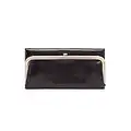 HOBO Rachel Clutch Wallet for Women - Soft Leather Construction with Magnetic Lock Closure, Zipper Pocket, Gorgeous and StylishBlack 1 One Size One Size