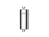 Philips AWP1775CH Inline-Duschfilter, KDF-Filtersystem gegen Rest-Chlor, Bakterien, Verunreinigungen, Wasser-Filter für Bad und Dusche, Chrom