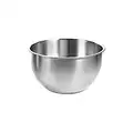 AtHomeBaking Mixing Bowl - 26cm Stainless Steel Bowl - Classic Mixing Bowls for Baking, Whipping, Double Boiling, and Marinating