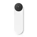 Google Nest Doorbell Sonnette vidéo sans Fil 720p Snow