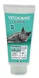 VETOCANIS, Shampooing Anti-puces et Anti-tiques pour Chat, à l'extrait de Plantes, 0% Paraben 0% de Silicone, Effet répulsif 300ml