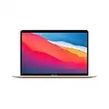 Apple Ordenador PortáTil MacBook Air (2020): Chip M1, Pantalla Retina de 13 Pulgadas, 8 GB de RAM, SSD de 256 GB, Teclado retroiluminado, cáMara FaceTime HD, Sensor Touch ID, Color Oro