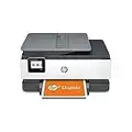 HP OfficeJet 8022e All in One colour printer with 6 months of Instant Ink with HP+, Black/White