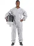 Bees & Co U74 Natural Cotton Beekeeper Suit With Fencing Veil