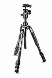 Manfrotto Befree Advanced Tripod with Lever Closure, Travel Tripod Kit with Ball Head, Portable and Compact, Aluminium Tripod for DSLR Reflex and Mirrorless Cameras, Camera Accessories