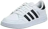 adidas Breaknet, Scarpe da Tennis Donna, White/Core Black/Silver Met, 38 EU