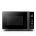 Toshiba 800w 20L Microwave Oven with 12 Cooking Presets, Upgraded Easy-Clean Enamel Cavity, Weight/Time Defrost, and Turntable with Position Memory Function - Black - MV-AM20T(BK)