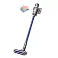Dyson V10 Cordless Stick Vacuum Cleaner: 14 Cyclones, Fade-Free Power, Whole Machine Filtration, Hygienic Bin Emptying, Wall Mounted, Up to 60 Min Runtime, Blue