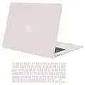 MOSISO Compatible with MacBook Air 13 inch Case Old Version 2010-2017 Release (Models: A1466 & A1369), Plastic Hard Shell Case & Keyboard Cover Skin, Rock Gray