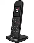 Telekom Speedphone 12 Schwarz Festnetztelefon schnurlos mit Farbdisplay I HD Voice für vollen Klang inkl. Freisprechen | DECT Telefon für Telekom Router Speedport Smart I strahlungsarmes IP-Telefon