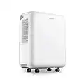 EcoAir DC12 MK3 Dehumidifier | 12L/Day | Bedroom, Living Room Dehumidifier | 24H Timer | Continuous Drainage | Digital Hygrometer Display | Laundry Drying | 2L Water Tank