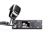 Midland M-88 CB Radio C1435, Transceptor CB Multibanda de 400 Canales para Vehículos, Compacto con Controles Directos en el Micro, Pantalla TFT a Color, Cancelación de Ruido, Enchufe de 6 Pines