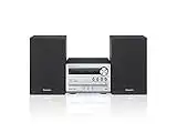 Panasonic SC-PM254EG-S Micro- mit HiFi-System (Bluetooth, DAB+, CD, UKW , 20 Watt RMS) silber