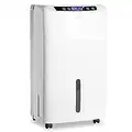 Waykar 2,000 Sq. Ft Dehumidifier for Home and Basements,with Auto or Manual Drainage,0.66 Gallon Water Tank Capacity