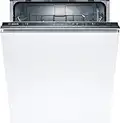 Bosch SMV24AX00E Serie 2 Geschirrspüler vollintegriert, 60 cm breit, Besteckkorb, InfoLight roter Lichtpunkt am Boden, AquaStop Schutz gegen Wasserschäden, Weiß