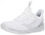 Mizuno TC-01 - Zapatillas de Entrenamiento Cruzado para Mujer, para Todo Tipo de Ejercicios, Color Blanco y Plateado, 45 B US